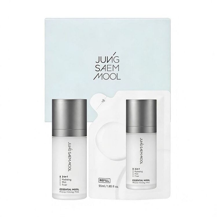 JUNGSAEMMOOL 3-in-1 Makeup Setting Spray 55ml+55ml 1 each