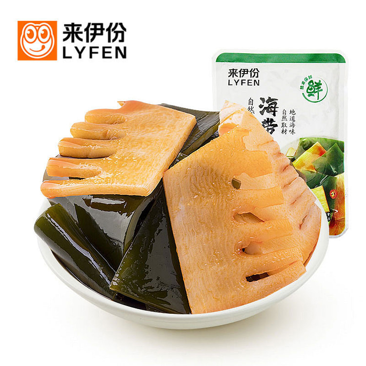 Crispy Bamboo Shoots with Kelp (Spicy) 1pc approx. 46 g