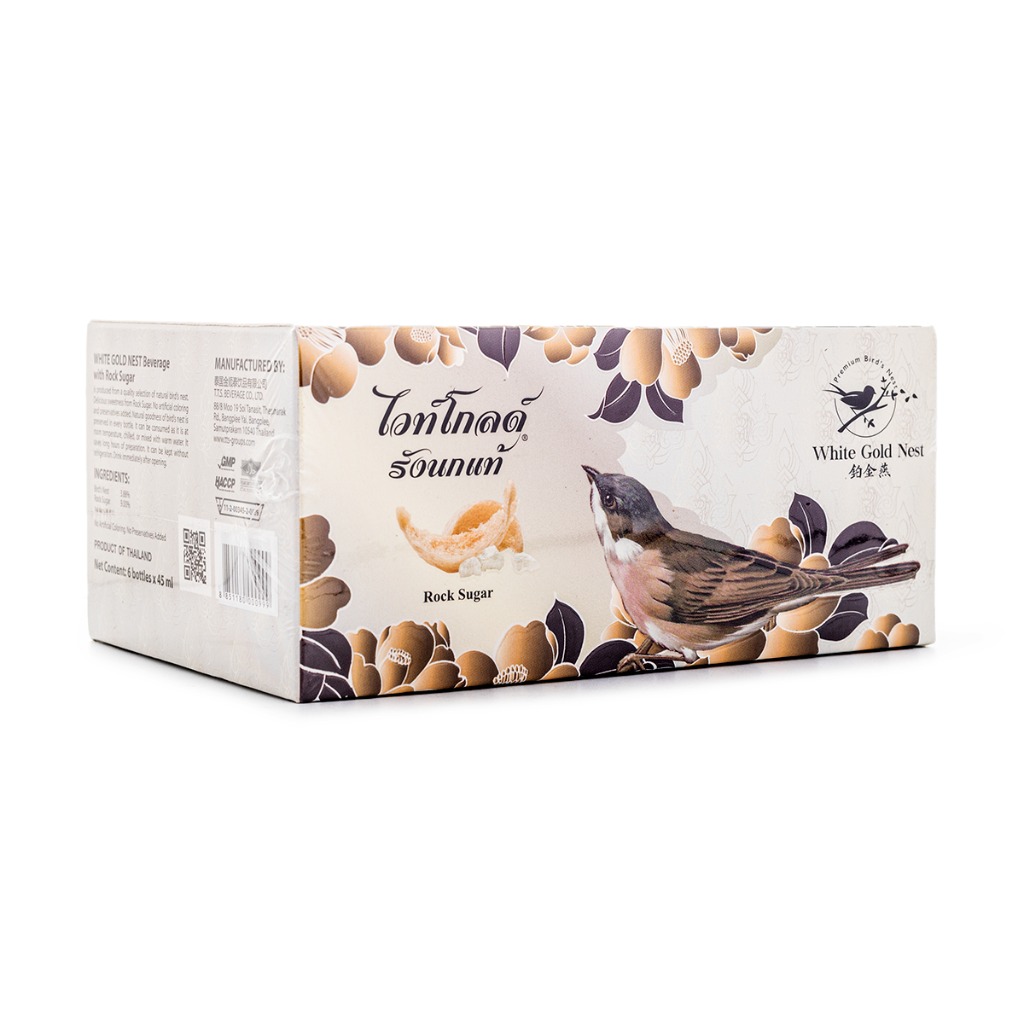 WHITE GOLD 氷糖入り燕の巣 6x45ml - Weee!