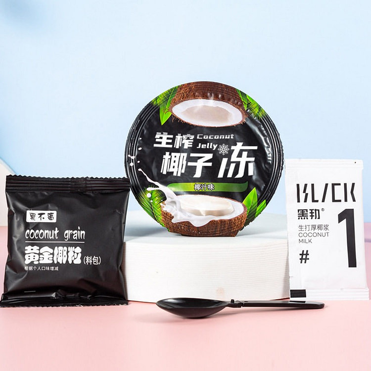 2盒 菲乐熊 生榨椰子冻红豆味 440 克