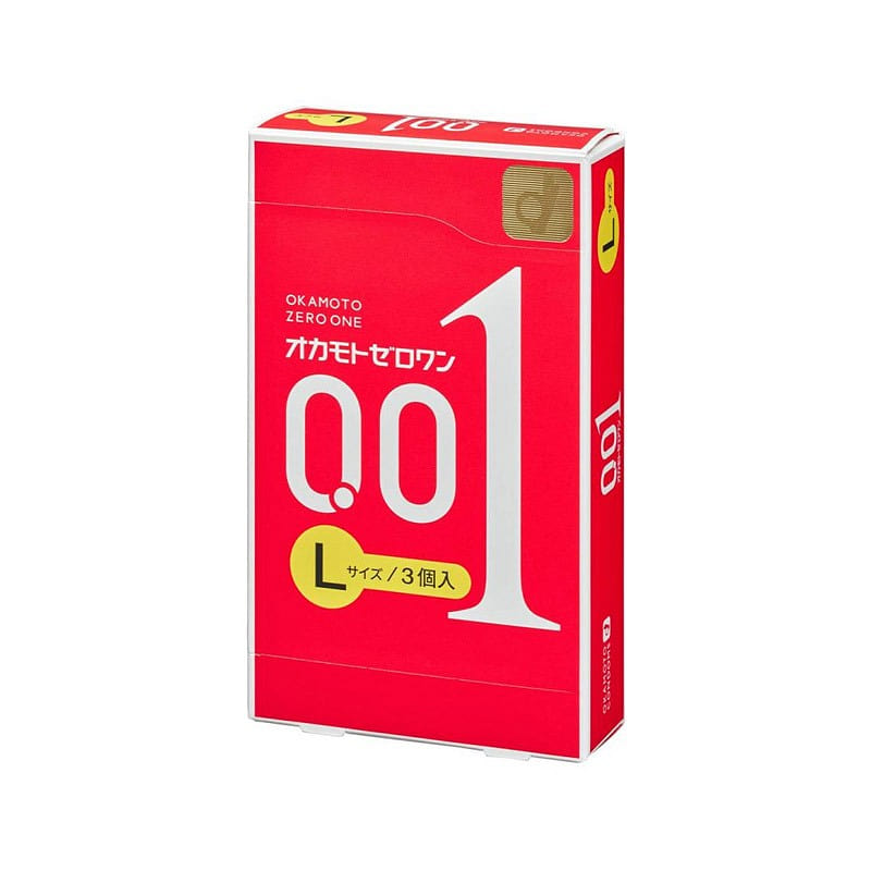OKAMOTO 001 Regular Condoms L Size 3 Pack 1 each