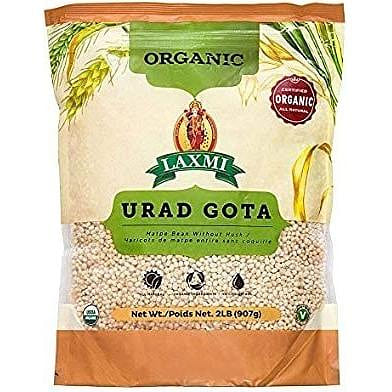 Laxmi Organic Urad Gota – Matpe Beans without Husk – 2 lbs 2 lb