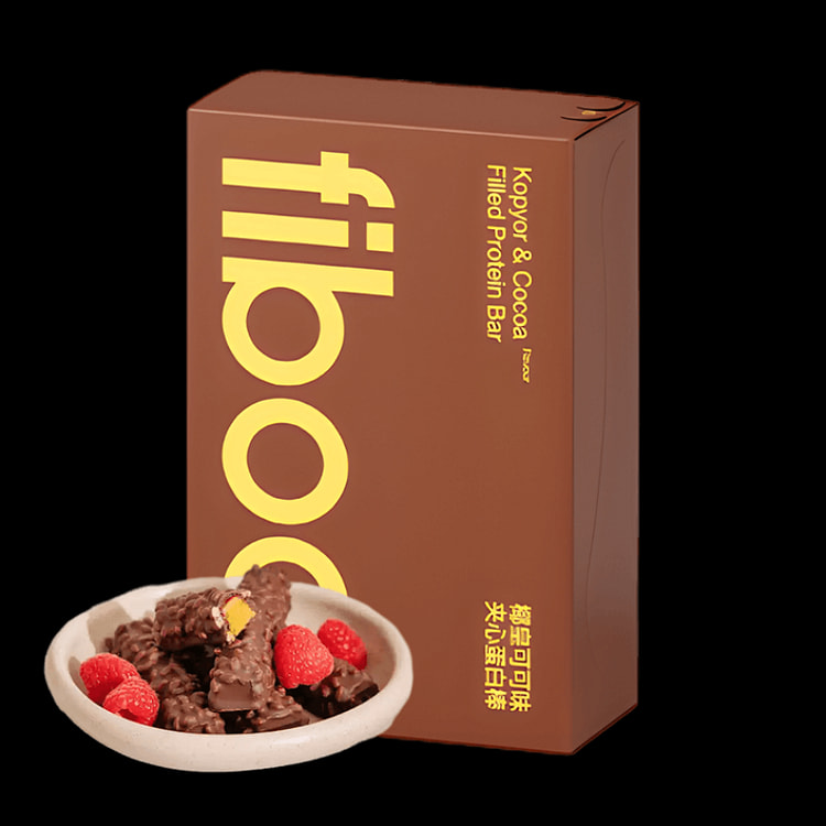 FIBOO#椰皇可可味 三层夹心蛋白棒-买一赠一