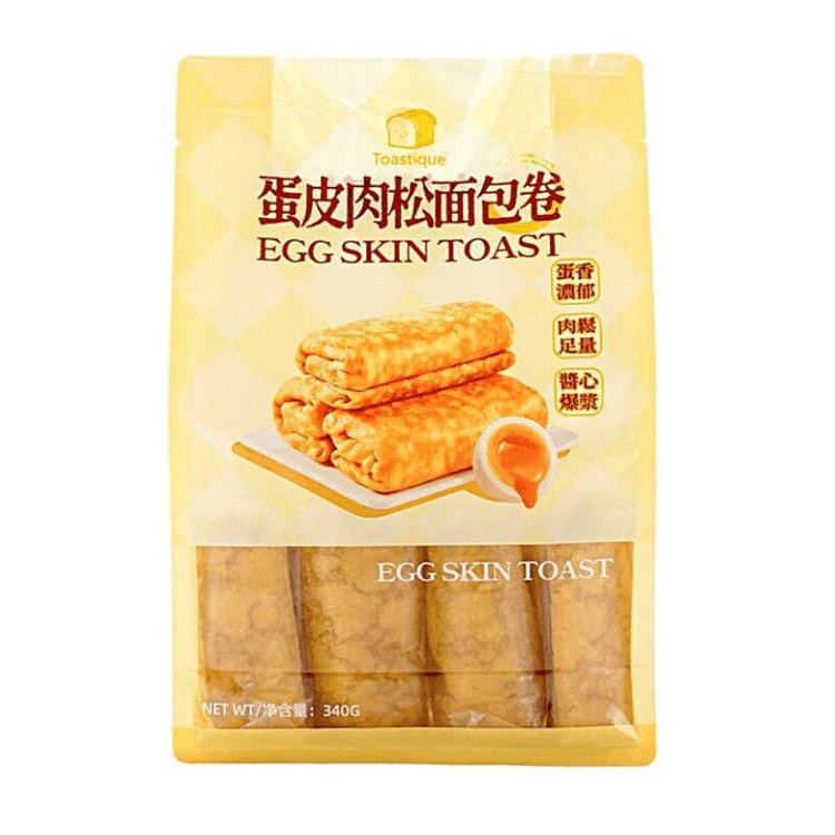CC STAR Pork Floss & Egg Crepe Toast 340g(4pcs) 340 g