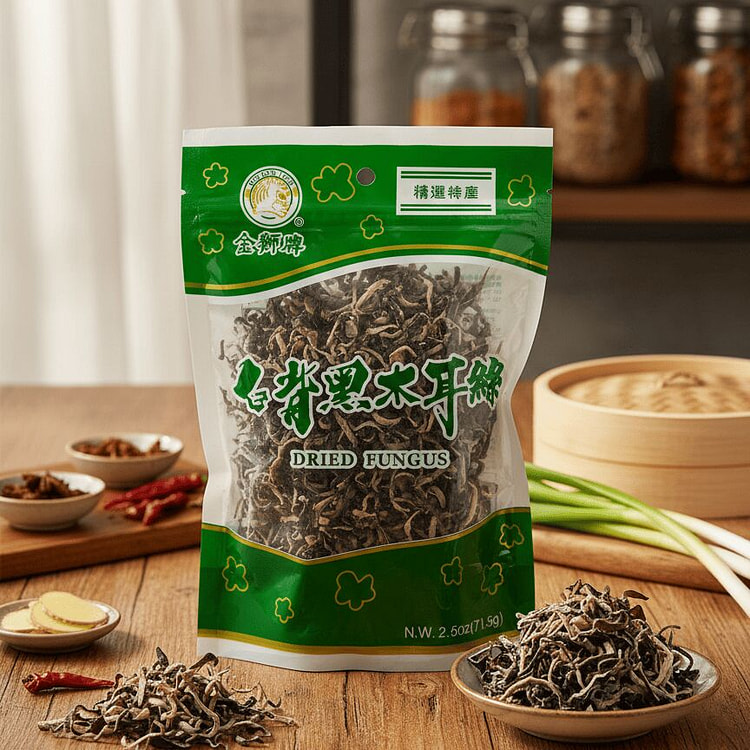Dried Black Fungus Strip 2.5 oz