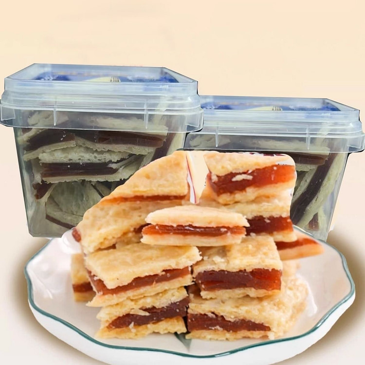 牧民手工奶皮子夹心山楂果丹皮盒装 180g*1盒 180 克