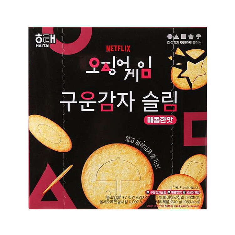 海太 x 鱿鱼野味 细烤薯片 辣 240g