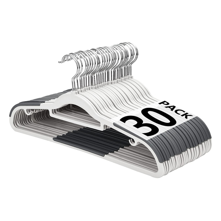 30个衣架 纤细防滑衣架 结实耐用 挂衣架干湿两用 1 份
