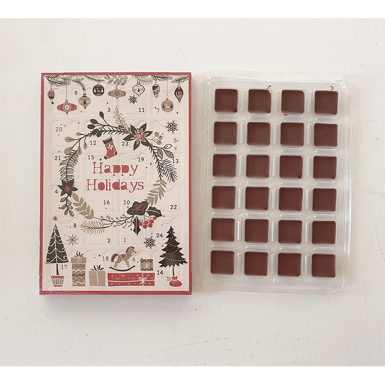 happy holiday 日历 巧克力 40g