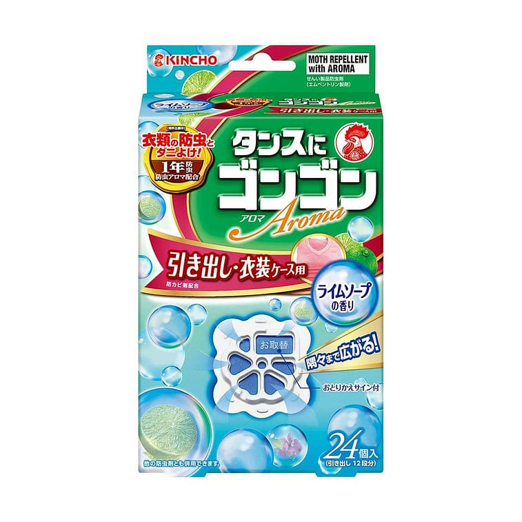 KINCHO 金鸟 防虫剂 石灰皂香气 24个 1 份