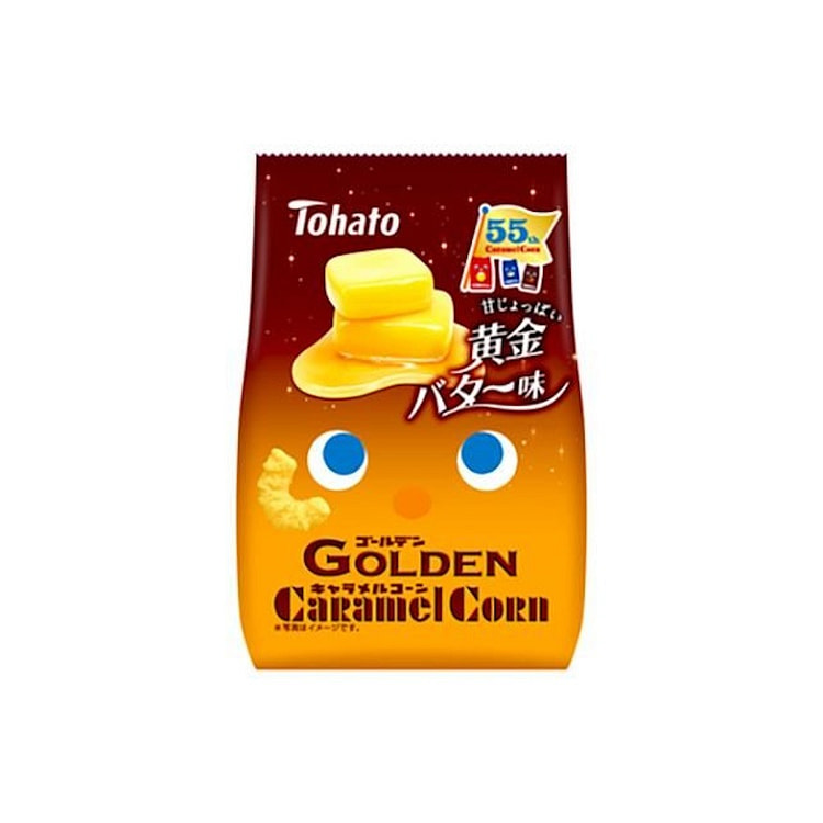 Tohato GOLDEN Caramel Corn Golden Butter 55g 1 pack