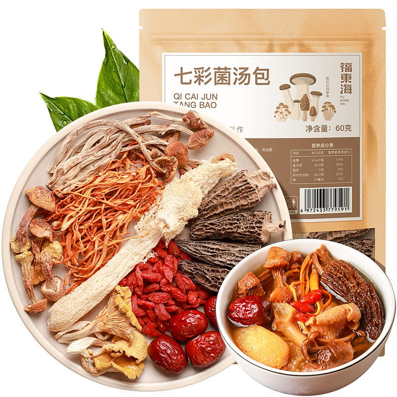 Fudonghai colorful mushroom soup package 60g/ bag 60 g
