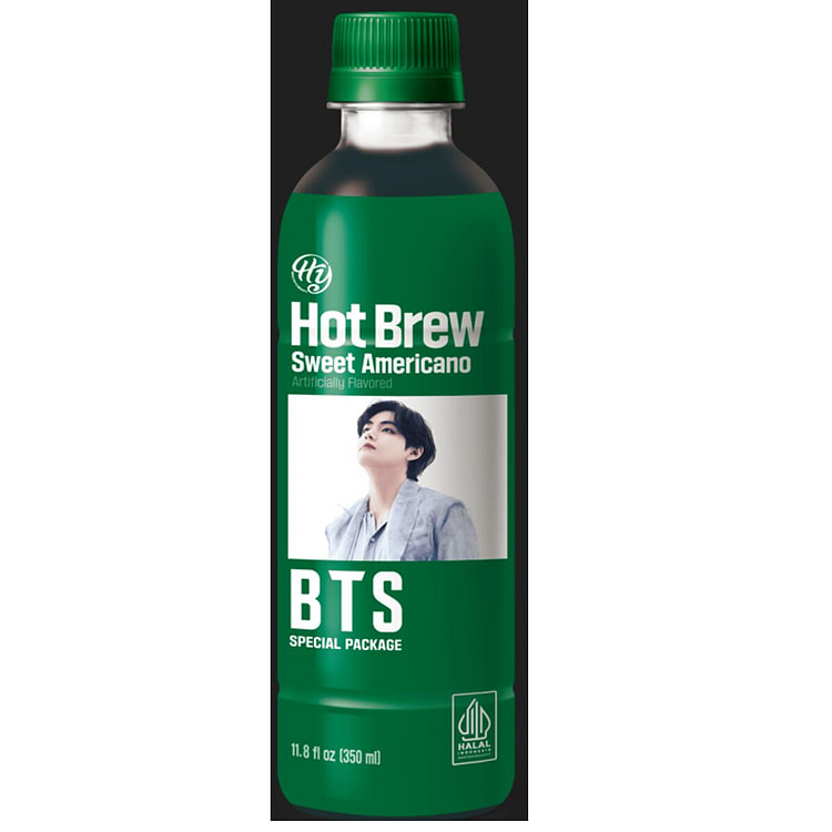 hy Hot Brew Sweet Americano BTS Special Package 11.8 oz
