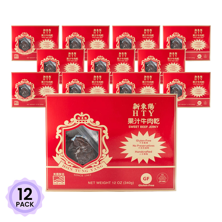 新东阳 果汁牛肉干 340 克*12 包