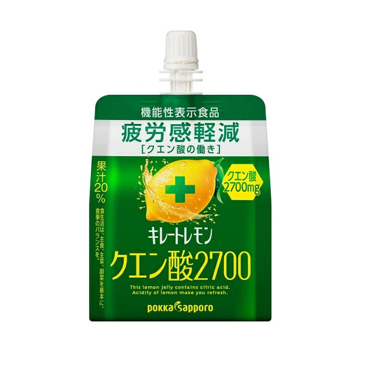 日本POKKA SAPPORO 柠檬酸2700果冻
