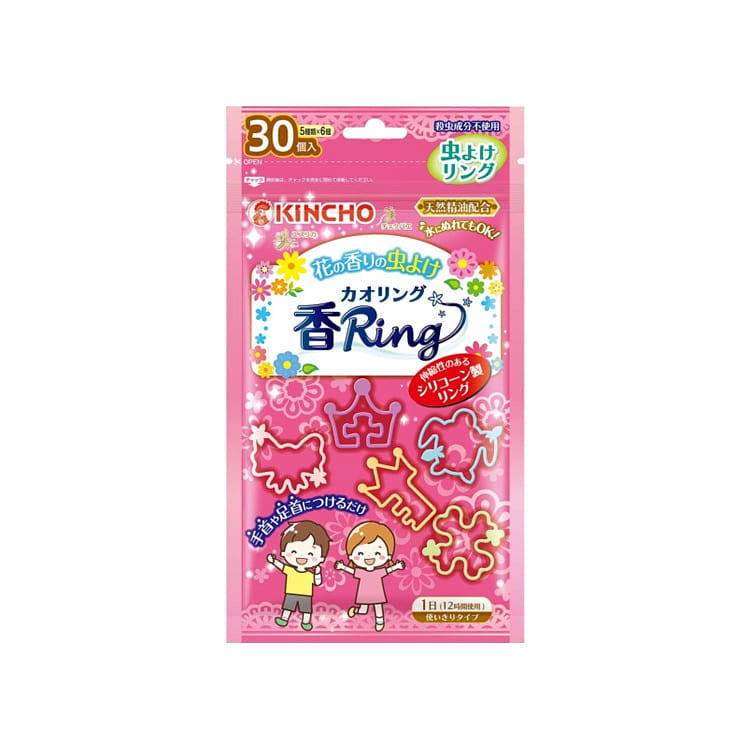 KINCHO Insect Repellent Bracelet Pink 30pcs 1 unidad