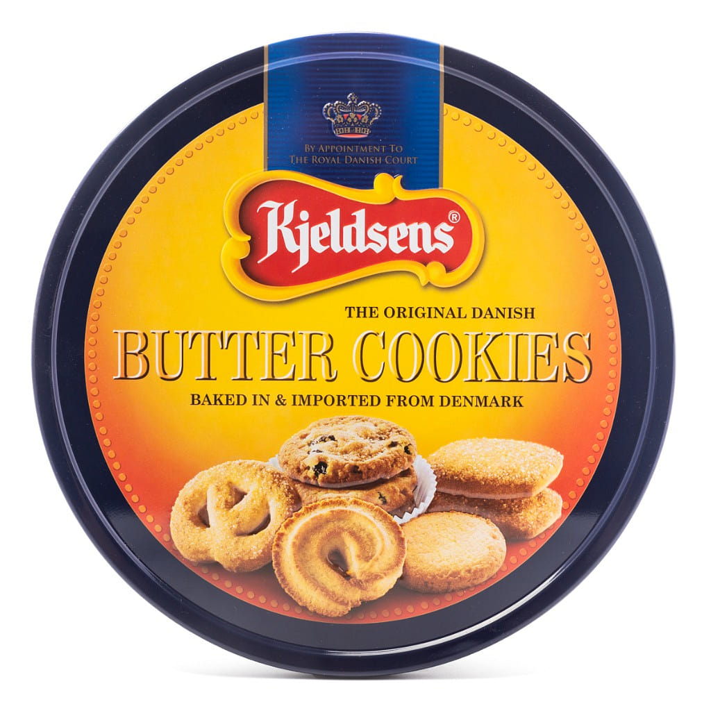 Biscoitos Dinamarqueses de Manteiga Originais Sortidos Kjeldsens 908 g