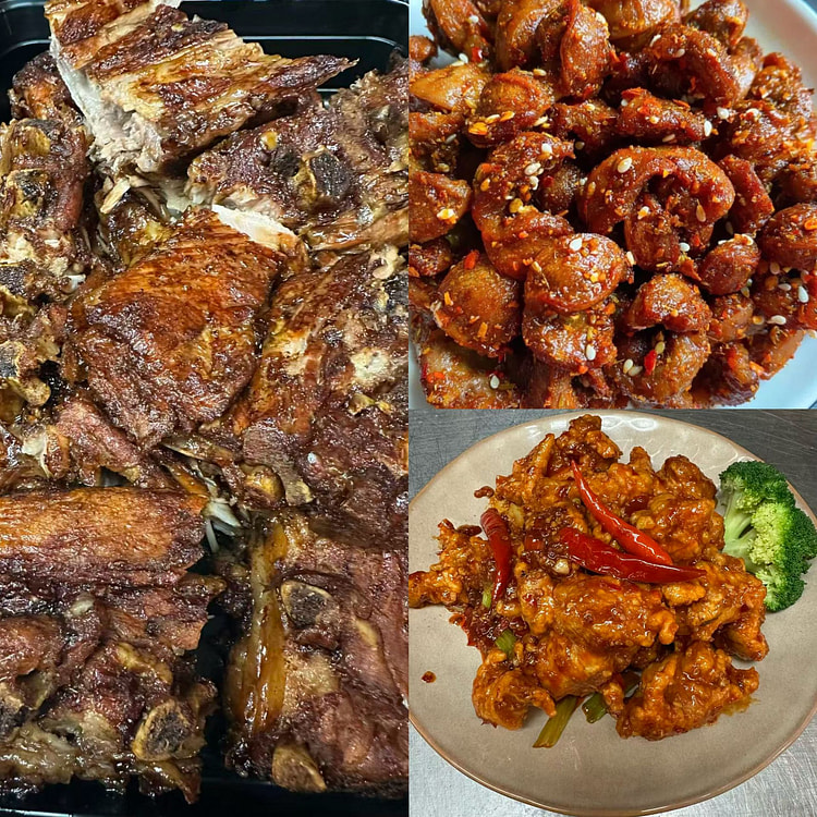 超值套餐A 卤猪背骨 鱼香八块鸡 酒鬼鸡胗 1 磅