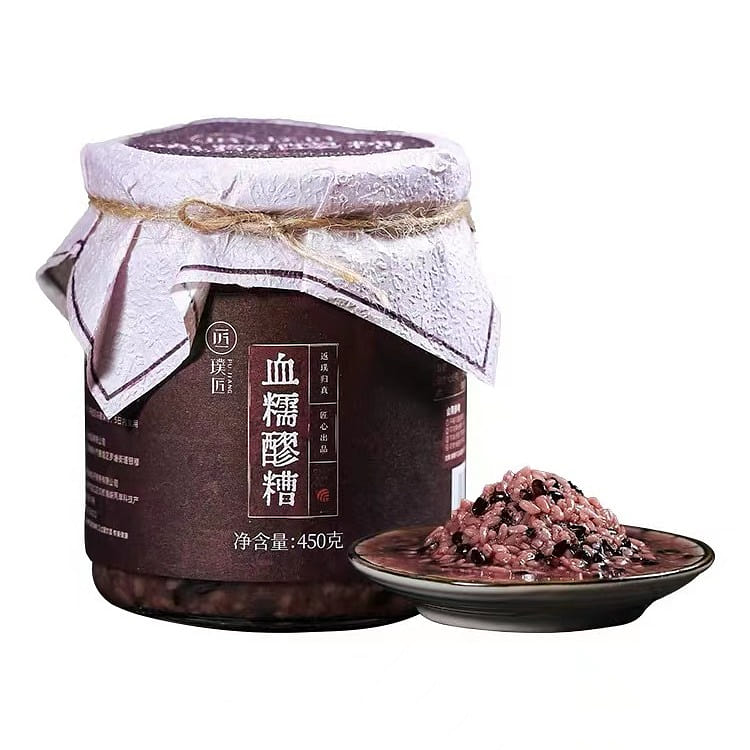 PU JIANG Red glutinous rice sweet wine mash rice sake lees 450g*1 can 450 g