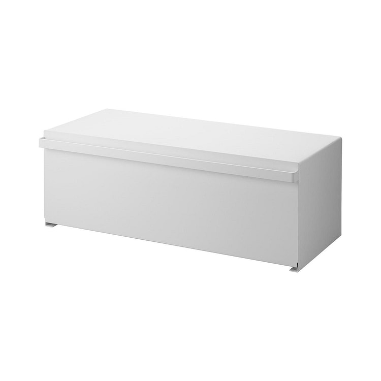 Bread Box - Wide - Steel White
