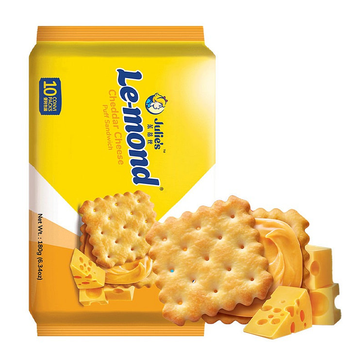 julies茱蒂丝雷蒙德芝士乳酪夹心饼干180g 180 克