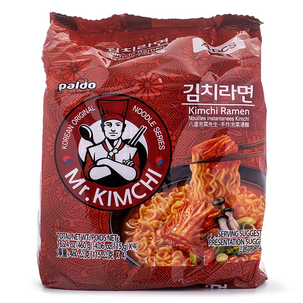 Paldo Mr.Kimchi Kimchi Flavored Ramen 4pk Weee!