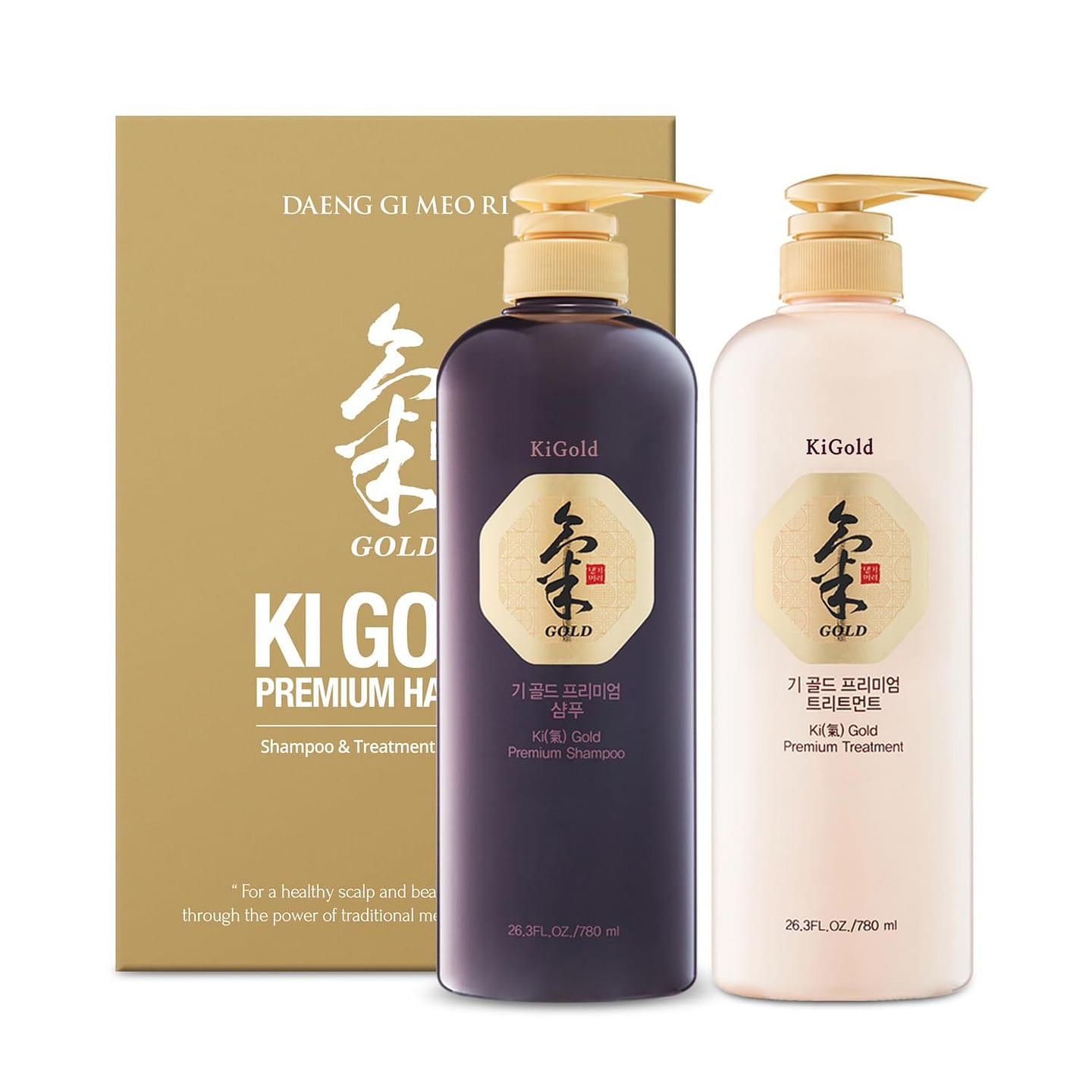 DAENG GI MEO RI - Ki Gold Premium Shampoo 780ml + Treatment 780ml 1560 mililitro(s)