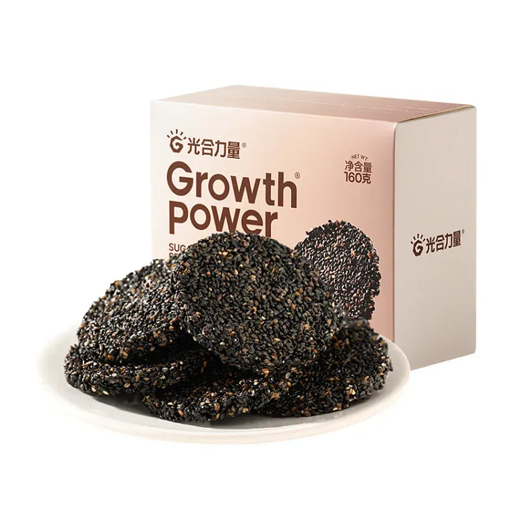 光合力量无糖高钙黑芝麻饼160g/盒 160 克