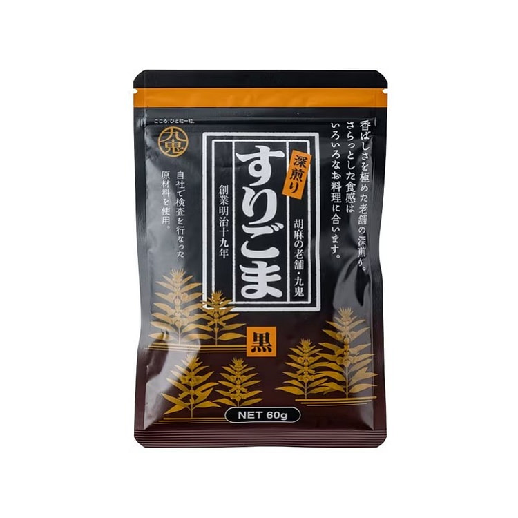 九鬼 烘焙黑芝麻粉 60g
