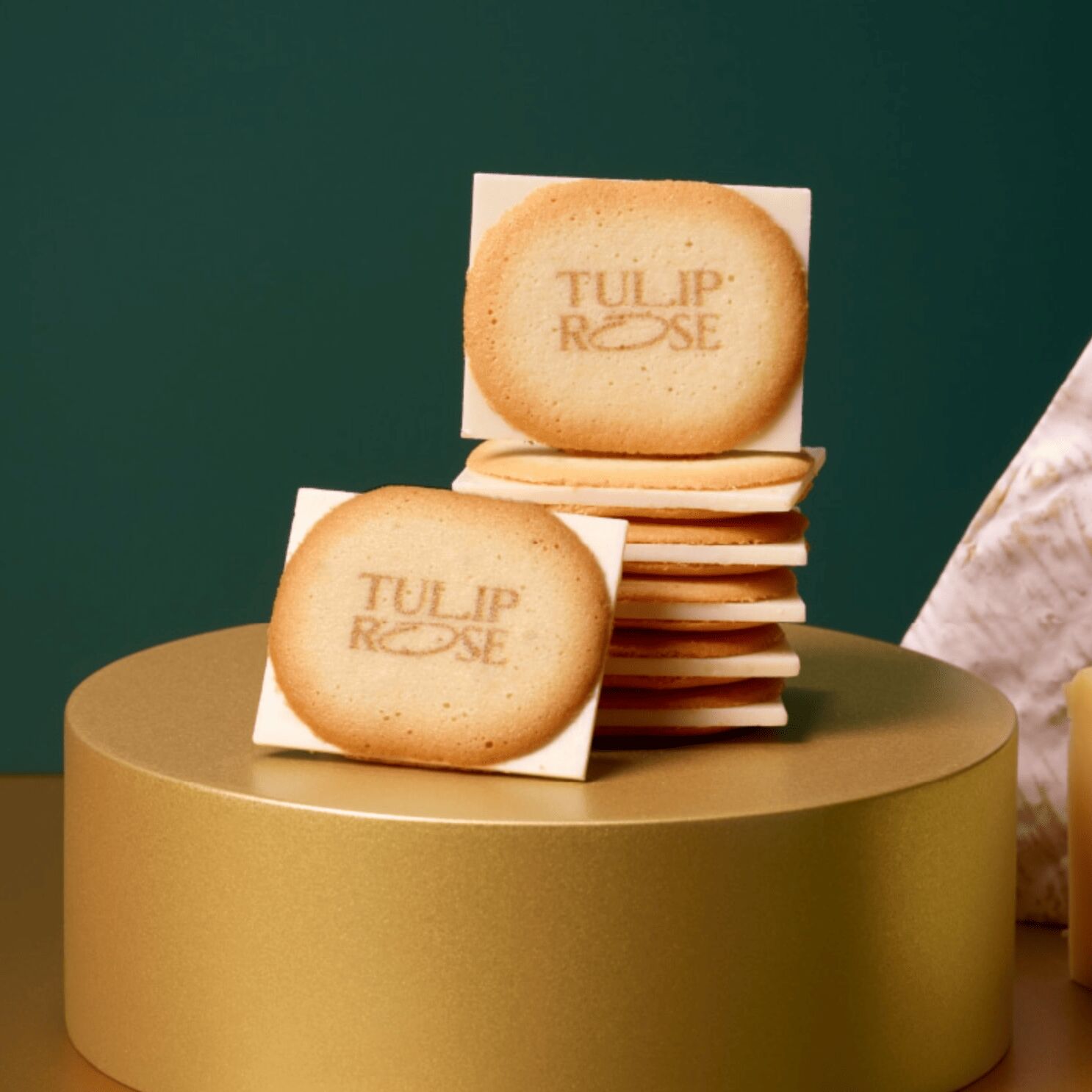 Get TULIP ROSE Cheddar Cheese Chocolate Cookies 10pcs 1 box