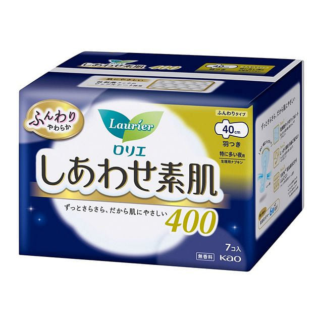 Kao Laurier 40cm Happy Skin Winged Sanitary Pads 7 count