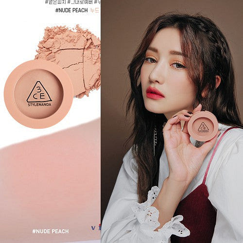 3CE Mood Recipe Face Blush 5.5g Nude Peach