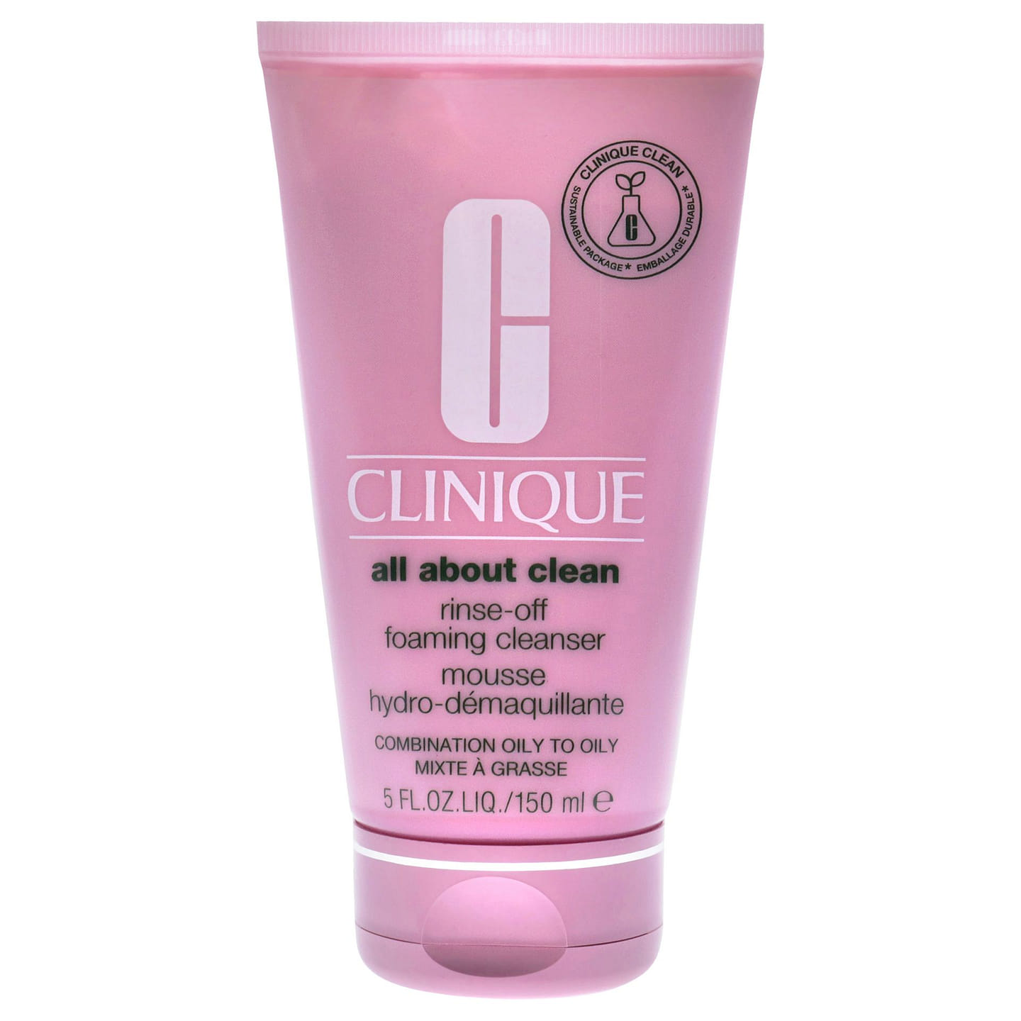 Rinse Off Foaming Cleanser by Clinique for Unisex 5 oz