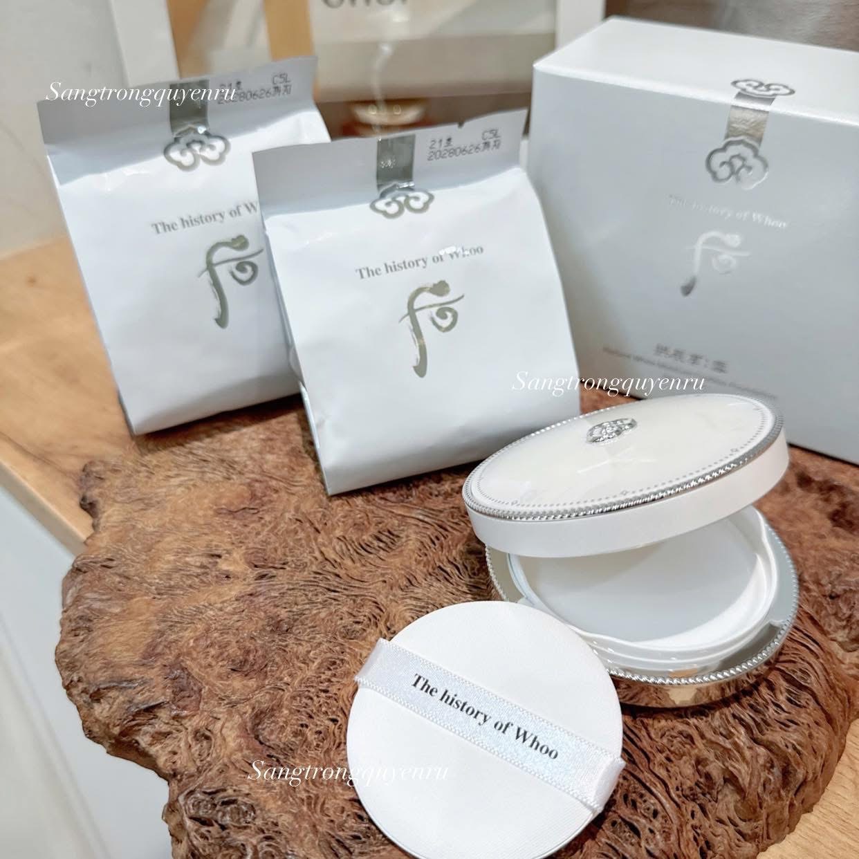 The Whoo White Moisture Cushion #21 13g 2 Refills 1 box