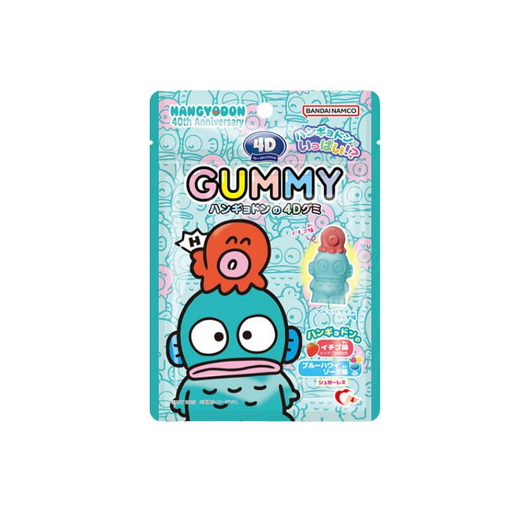 日本SANRIO 三丽鸥 丑鱼汉顿4D软糖 42g