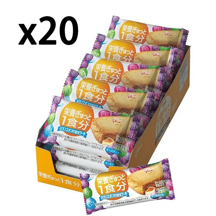 Glico Balance On Mini Cheesecake 20 pieces 1 box