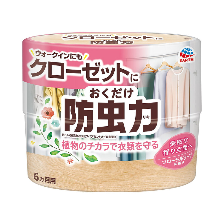 EARTH安速 衣柜用防虫香氛皂 花香型300ml 1 份