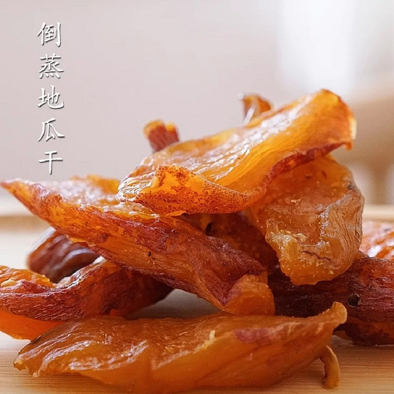 deal with dried sweet potato slices. 250 g