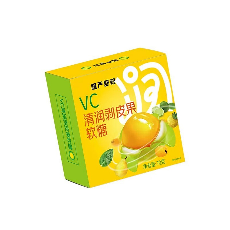 VC清润剥皮果 软糖 0蔗糖 糖果 零食-70g