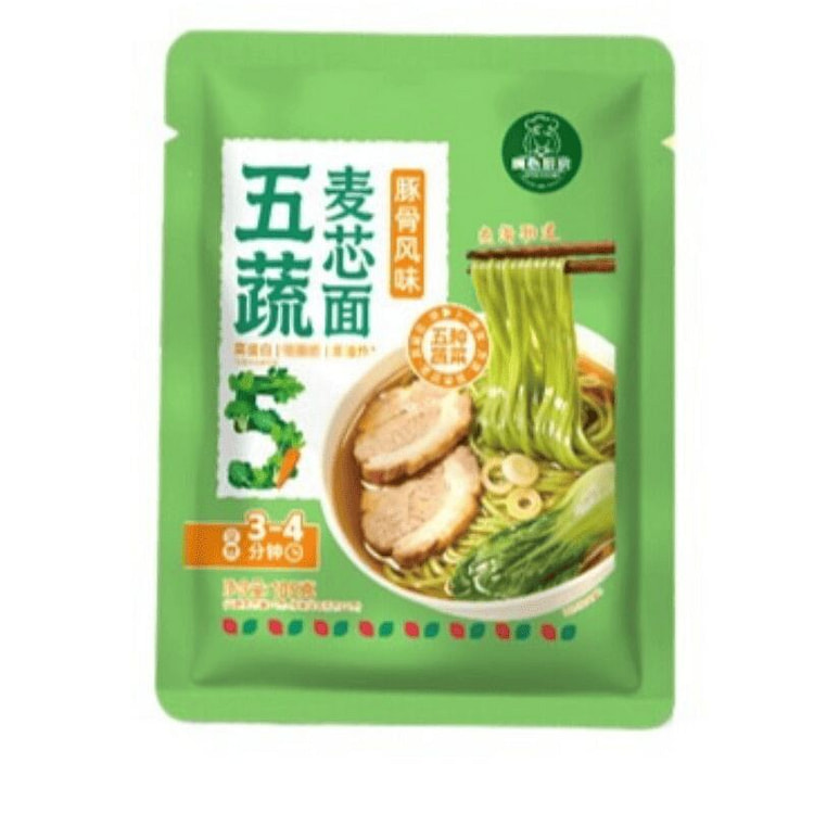 宏绿 ノンフライ五色野菜麺豚骨風味 105g*3 315 グラム