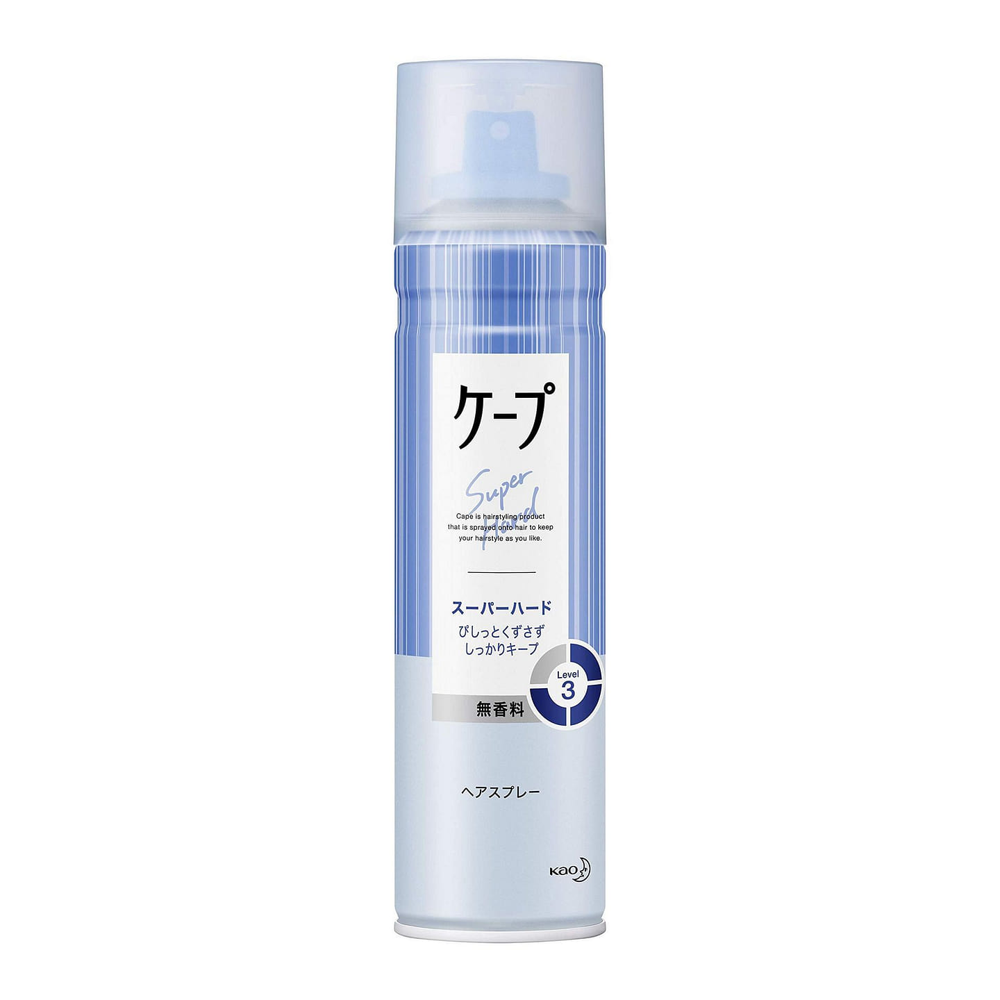 KAO No Fragrance Cape Super Hard Hair Spray 180 g