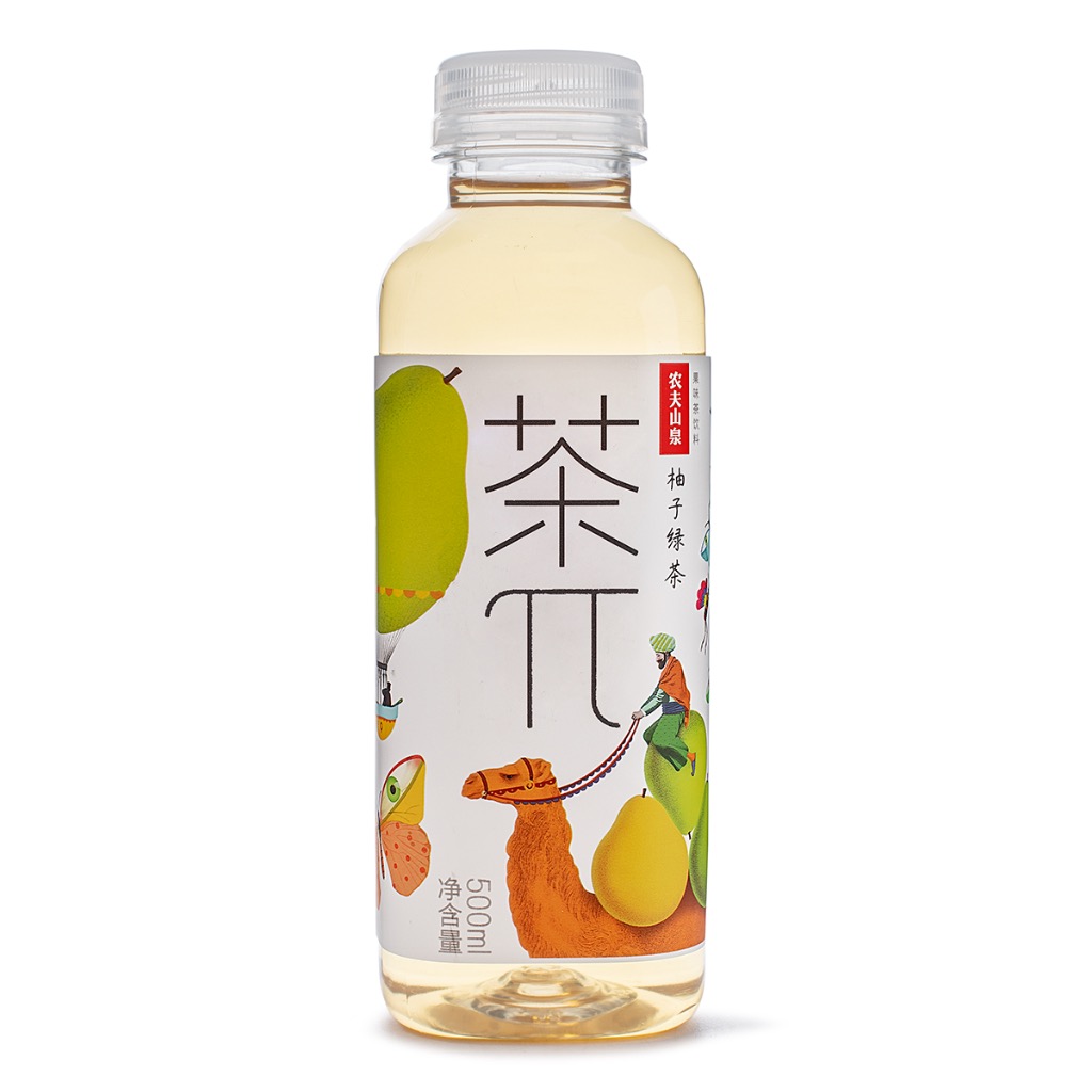 農夫山泉 【茶π】柚子綠茶 果味茶飲料 - Weee!
