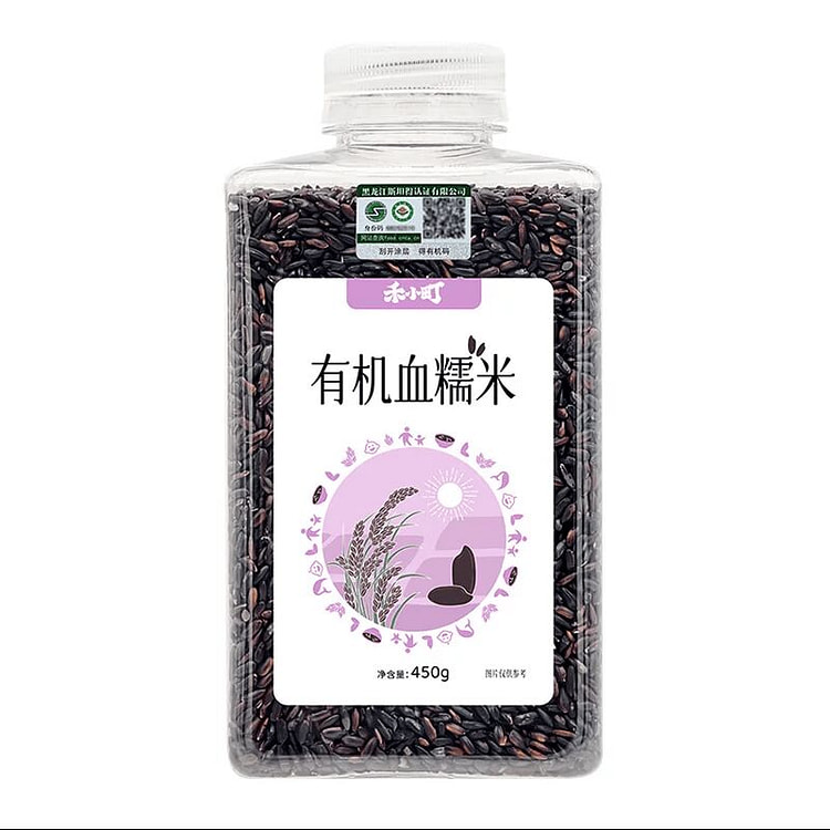 He Xiaomachi Blood Glutinous Rice 450g*1 Bottle 450 g