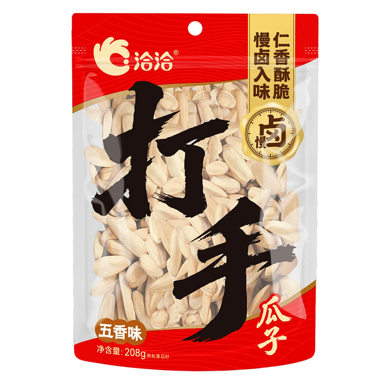 洽洽打手瓜子五香味208g*1袋炒制坚果零食 208 克