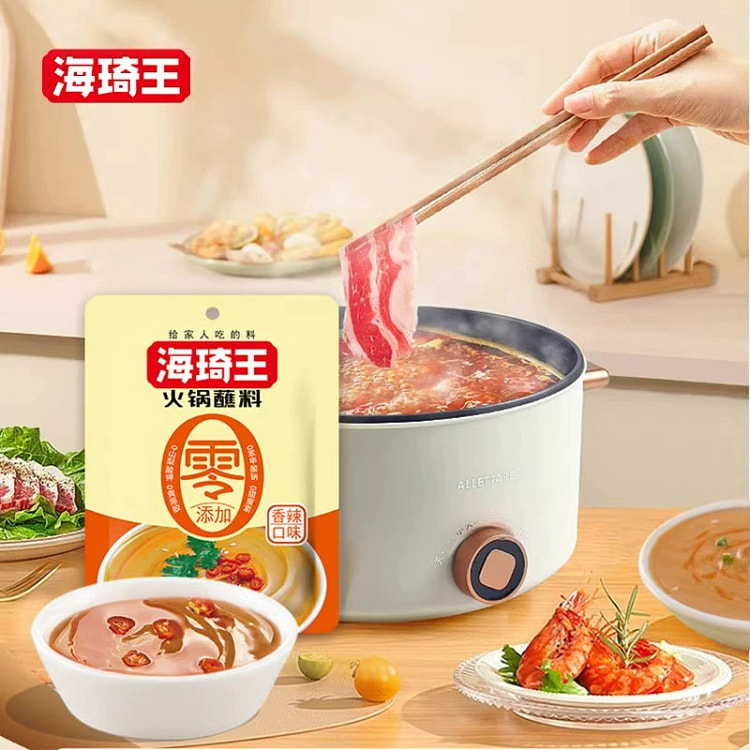 海琦王零添加火锅蘸料香辣味180g*1袋内4小袋
