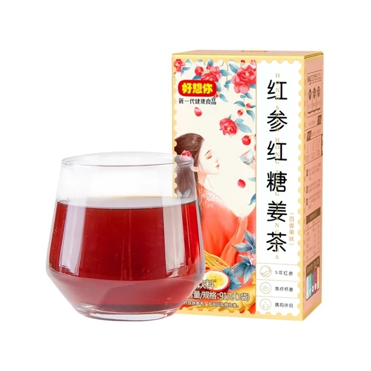 Goodwill Red Ginseng Brown Sugar Ginger Tea 91g (7 bags) - Weee!