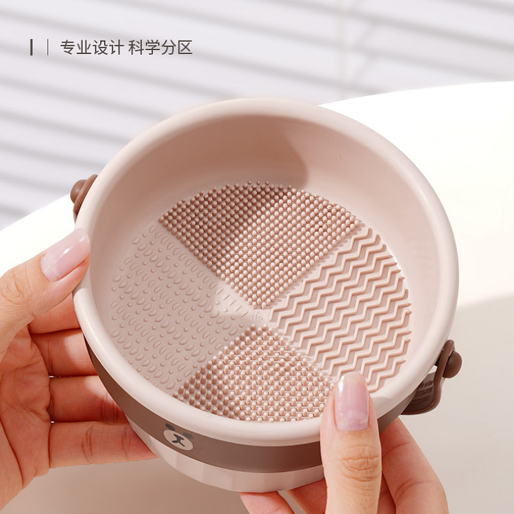 麒林化妆刷清洗碗洗晒晾一体硅胶*1个