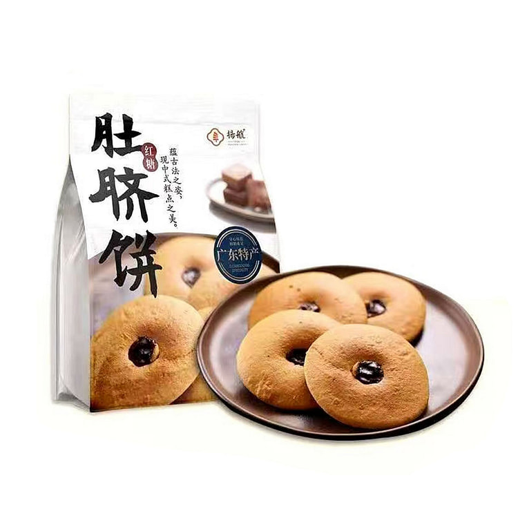 扬航 肚脐饼 红糖饼干潮汕特产小吃营养早餐零食