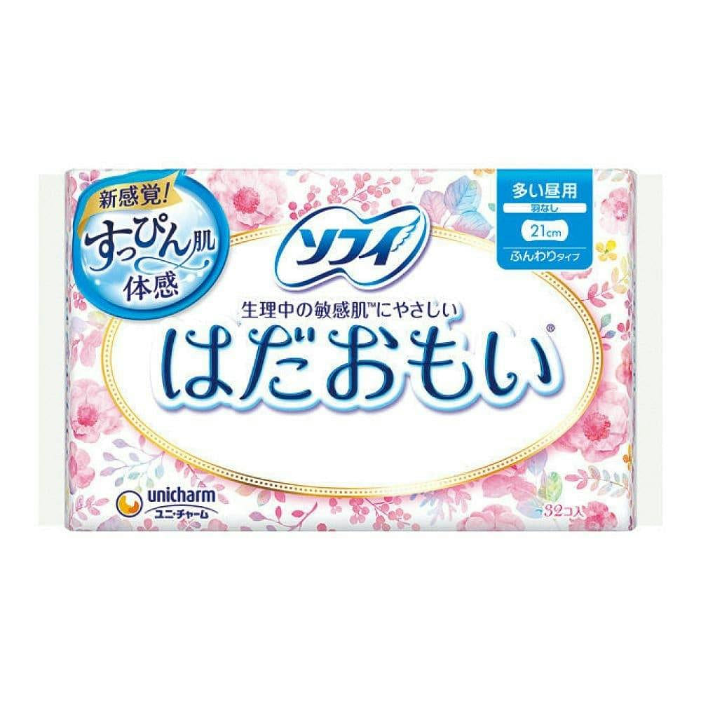 Sofy Sensitive Skin 21cm No Wing Sanitary Pads 32p 1 count