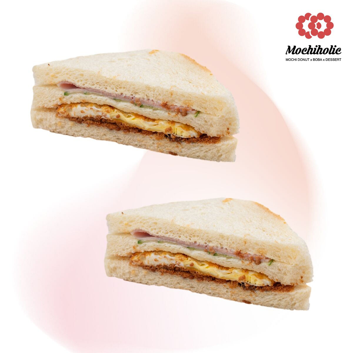 Pork Floss & Ham Egg Sandwich 2pcs Combo 1 ส่วน